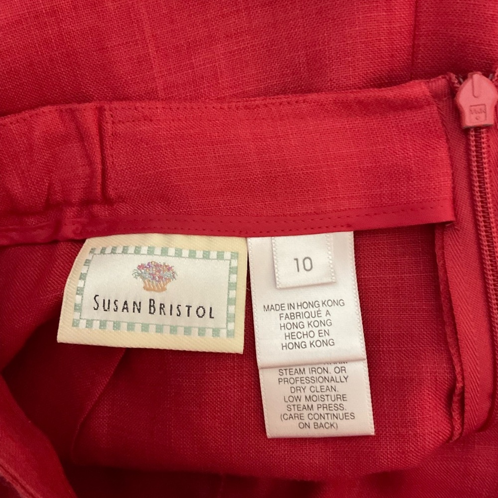 Susan Bristol Women's Skirt. Maxi. Linen. Size 10 - Picture 7 of 9